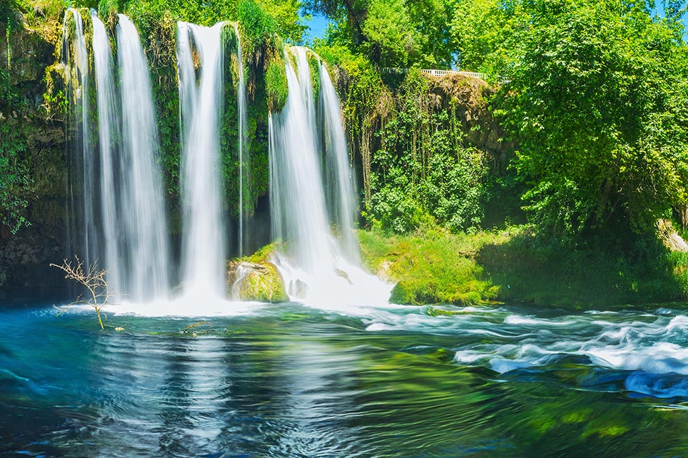 3 Different Waterfalls in Antalya